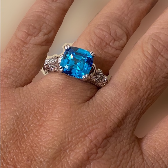 Judith Ripka ring size 8 - Picture 11 of 11